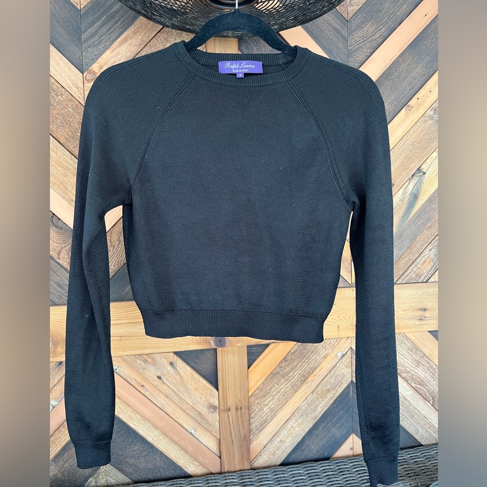 Ralph Lauren Purple Label Silk Sweater Size Small